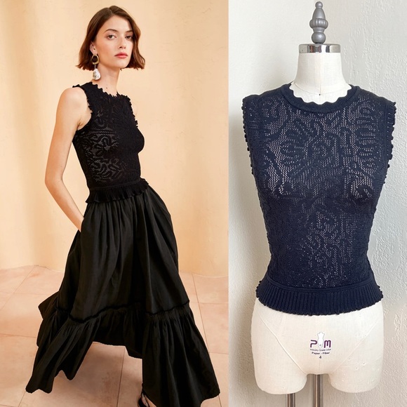 Ulla Johnson Tops - $370 Ulla Johnson Zoe Top Texture Knit